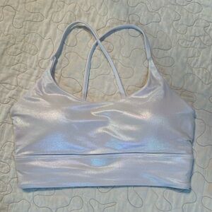 Zyia white unicorn luxe bra. Size XS